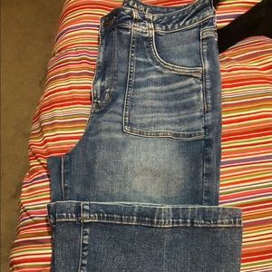 American Eagle super high rise flare